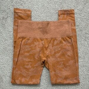 NVGTN Orange Camo Leggings